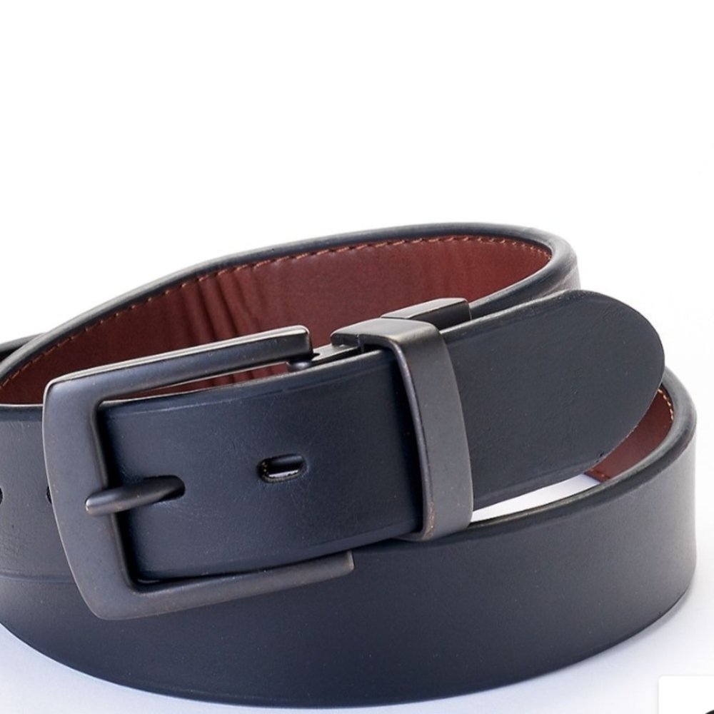 NWT Boys Levis Black/Brown Reversible Belt